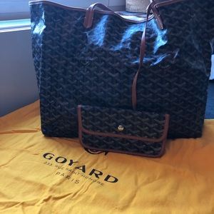 GOYARD Chevron St. Louis GM Black Gold